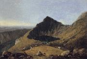 Richard  Wilson Llyn-y-Cau oil painting reproduction